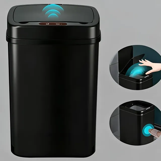 Lixeira Sensor Zulker 16l Escritório Cozinha Automática