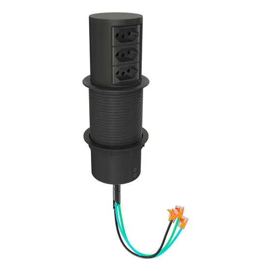 Torre De Tomada Automática C/ 3 Tomadas Alta Potência Tr03a