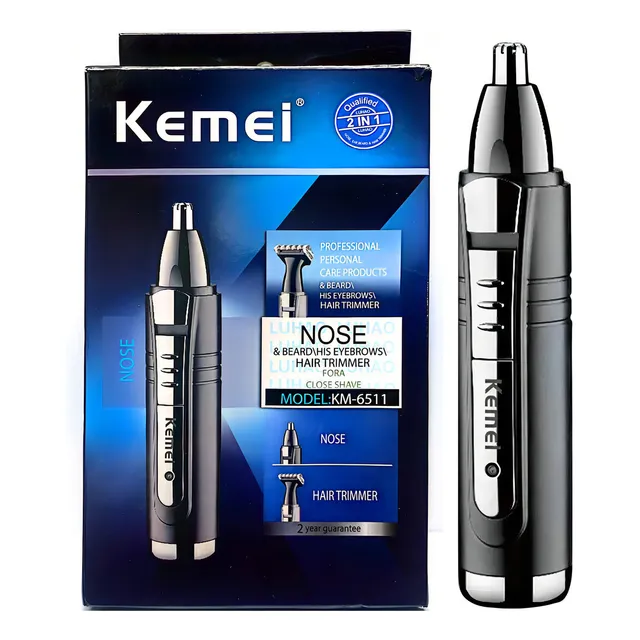 Aparador de Pelos Kemei KM-6511 para Nariz e Orelhas