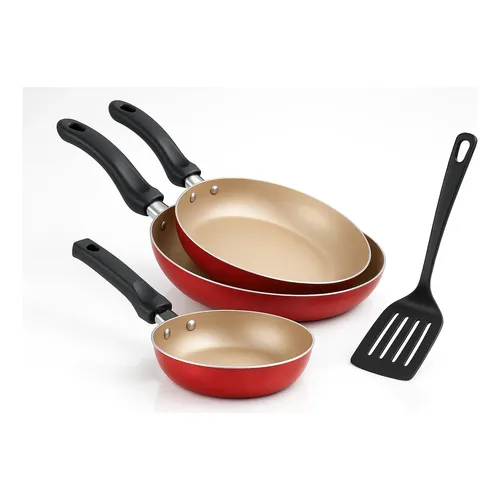 Kit De 3 Frigideiras Antiaderentes Friji 14, 18, 22 Cm