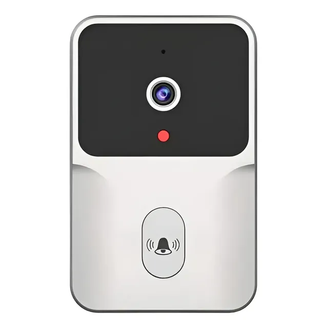 Campainha Inteligente Wi-Fi Câmera 480P Áudio 2 Vias Visão Noturna