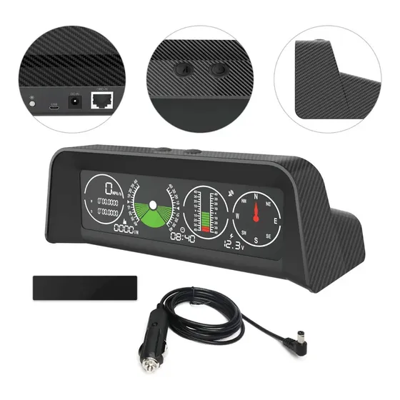 Velocímetro Gps Com Alarme De Inclinação Off-road Universal