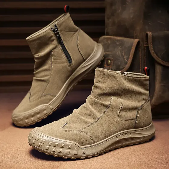 Sapatos De Cano Alto, Sapatos De Trabalho, Sapatos Masculino