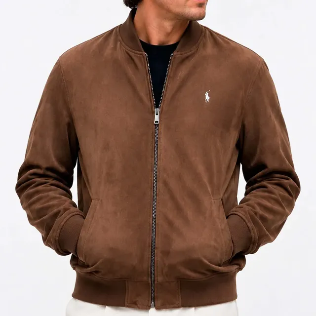 Jaqueta Ralph Lauren Blusa Slim Masculina Suede Inverno