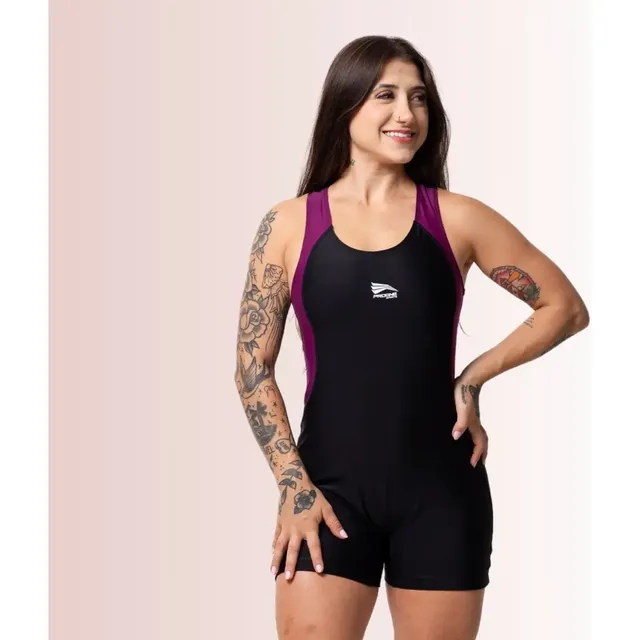 Maiô Macaquinho Premium Natação Hidroginástica Praia Treino