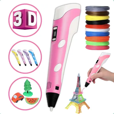 Caneta 3d Impressora Profissional + Refil Filamento + Usb