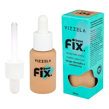 Base Líquida Fix - Vizzela - Média Cobertura