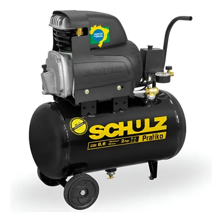Motocompressor De Ar Pratiko Csi 8,6 Pcm 25 L 2cv Schulz