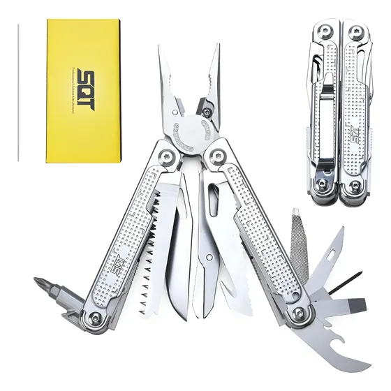 Sqt2048 20-in-1 Multitool, Foldable & Self-locking, Profe...