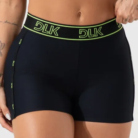 Short Fitness Feminino Com Elásticos Activity Dlk