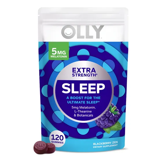 Sleep Gummy Olly Extra Strength Com 5 Mg De Melatonina (120