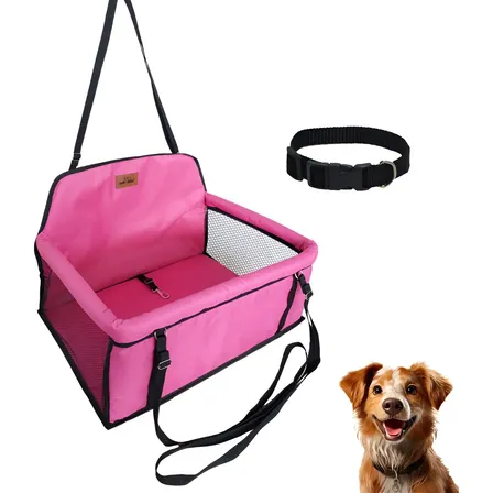 Cadeirinha Assento Pet Carro Para 1 Cachorro Gato Até 30kg