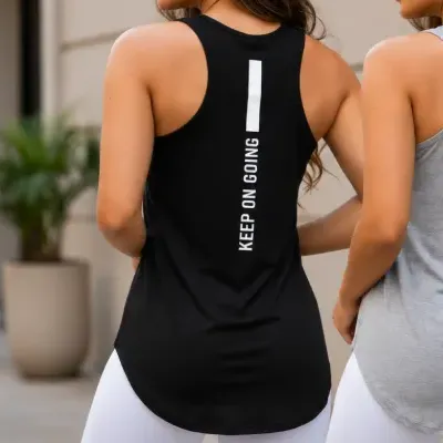 Kit 2 Camisetas Feminina Fitness Academia Keep On