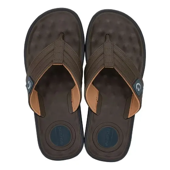 Chinelo Masculino Massageador Casual Cartago Alabama Origina Marrom Bege Nenhum 37.38 Br