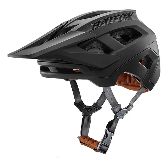Capacete Ciclismo Mtb Batfox Adulto Com Viseira