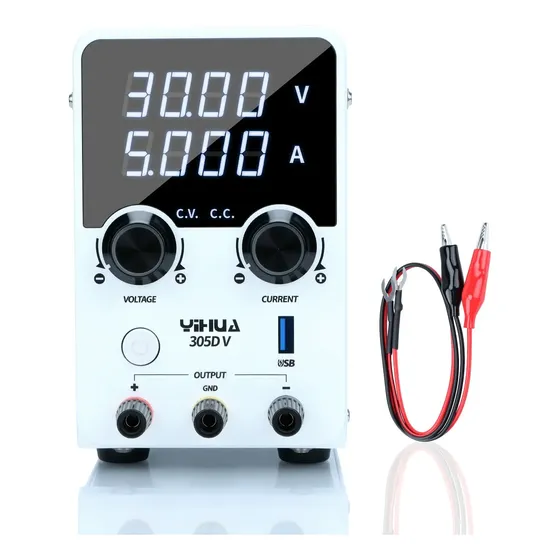 Fontes De Alimentação Ajustáveis Yihua 30v5a Com Porta Usb