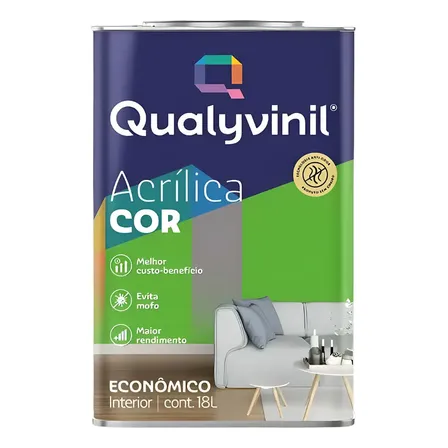 Tinta Antimofo Acrílica Econômica Qualyvinil