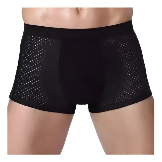 3 Peças De Roupa Íntima Masculina De Microfibra De Bambu