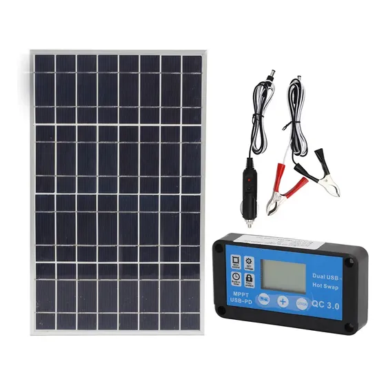 Painel Solar Emoldurado Com Tensão Fotovoltaica Máxima 50 V
