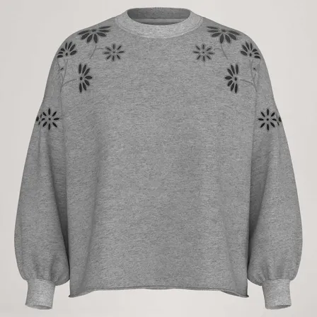 Moletom Levis Cut Crew Cinza Manga Longa A87930011