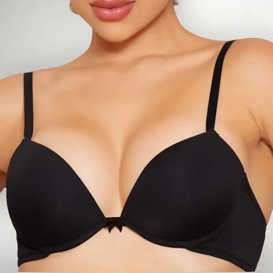 Sutiã Feminino Poliamida Push Up Sustentação Bojo Bolha