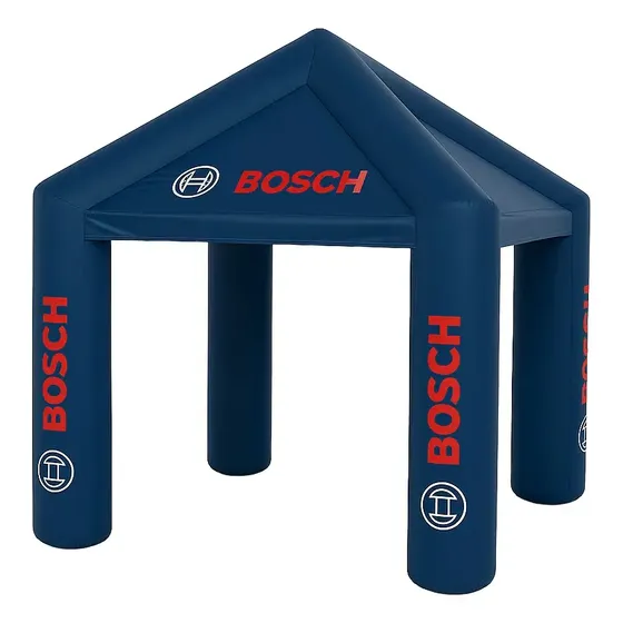 Tenda Inflável Eventos Pirâmide Personalizado 3x3m Com Motor