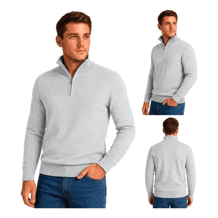 Blusa De Moletom Gola Alta Premium Para Inverno
