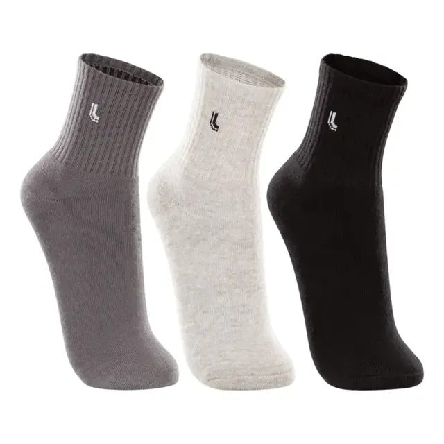 Kit 3 Pares Meias Esportivas Cano Médio Lupo Masculino