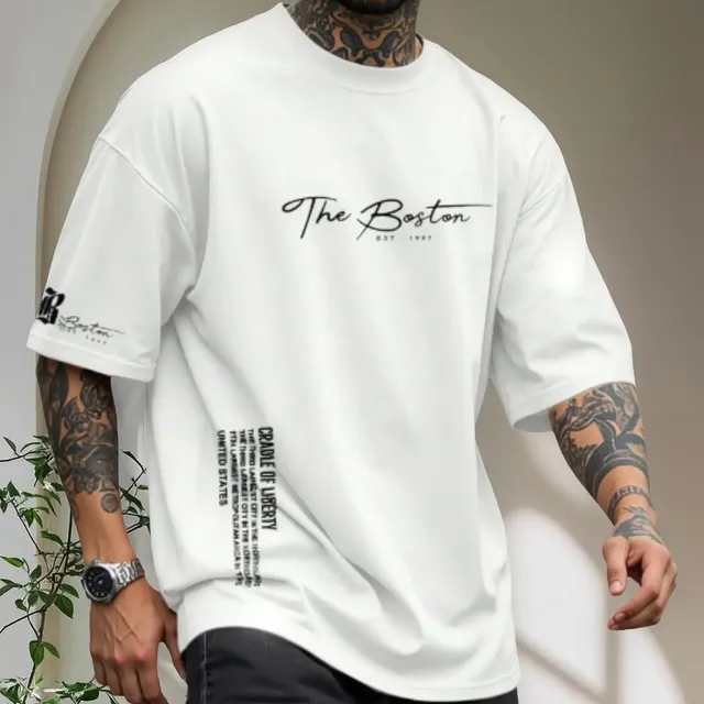 Camisa Oversized The Boston Camiseta Moda Gringa Estilosa