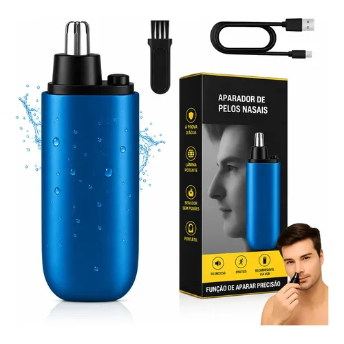Aparador Pelos Nariz Orelha Elétrico Usb Recarregável