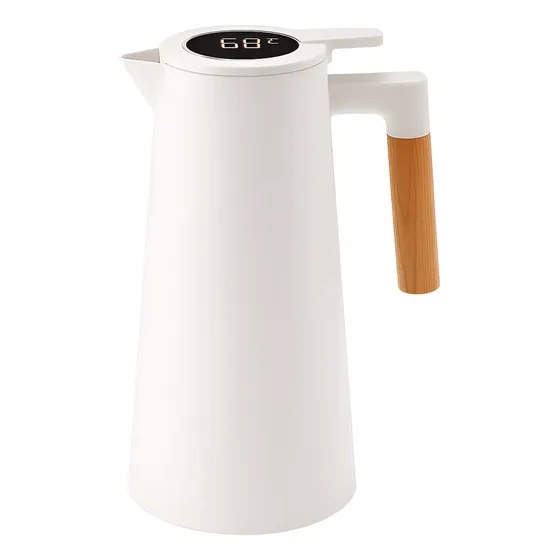Garrafa Térmica 1 Litro Com Termômetro Led Para Chás / Café