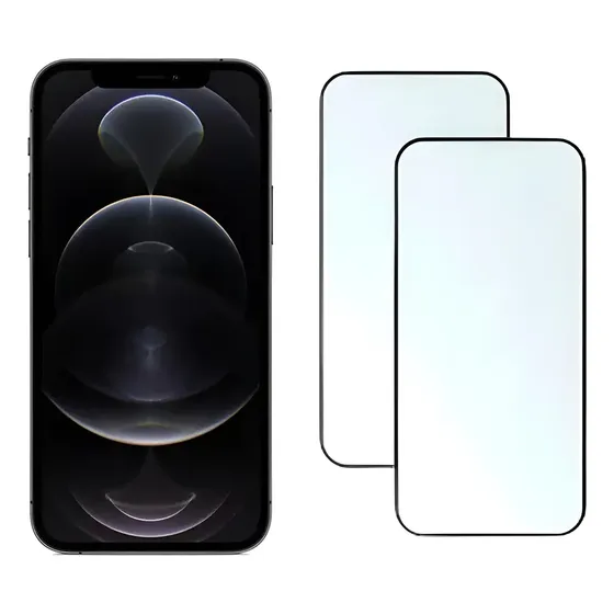 Kit 2 Pelicula 9d Cerâmica iPhone XR 11 12 13 14 15 Pro Max