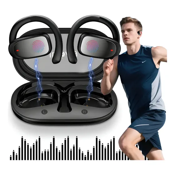 Fone De Ouvido Esportivo Sem Fio 5.4 Tws Com Controle Toque