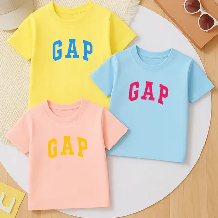 Kit 3 Camisetas Infantil Feminina Modinha Estampadas