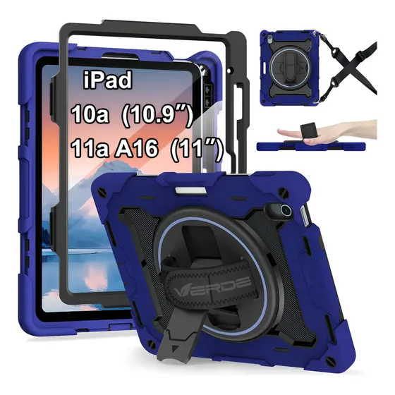 Capa Á Prova De Queda 3 Em 1 Para iPad 10a/11a (a16, 2025)