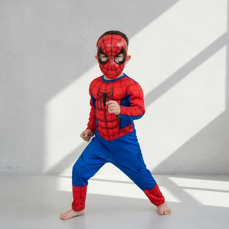 Fantasia Infantil Homem Aranha Longa Entrega Rapida