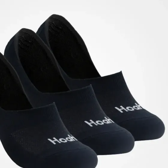 Kit 6 Pares Meia Sapatilha Invisível Hoahi Algodão Silicone