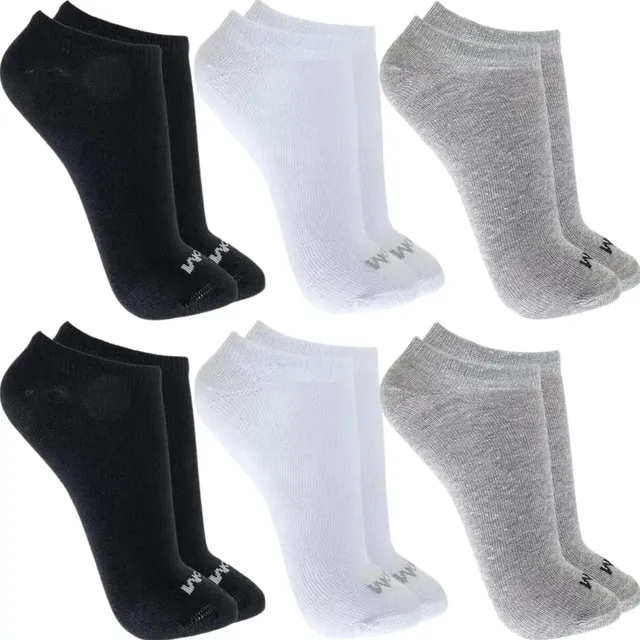 Kit 6 Pares Meia Soquete Mash Sapatilha Cano Baixo