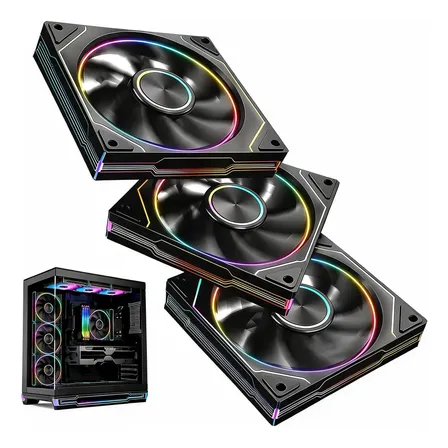Prism 9pro Fans Argb 4pin Pwm Cpu Cooler Ventilador 3pcs