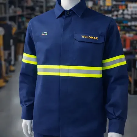 Blusão Soldador Weldmax Tecido Anti-chama Ca 40259