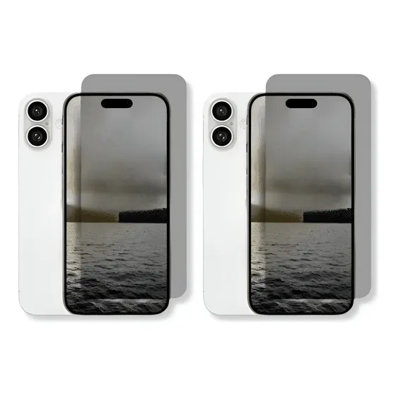 Kit 2 Película 3d Privacidade Para iPhone 16e Ao 16 Pro Max