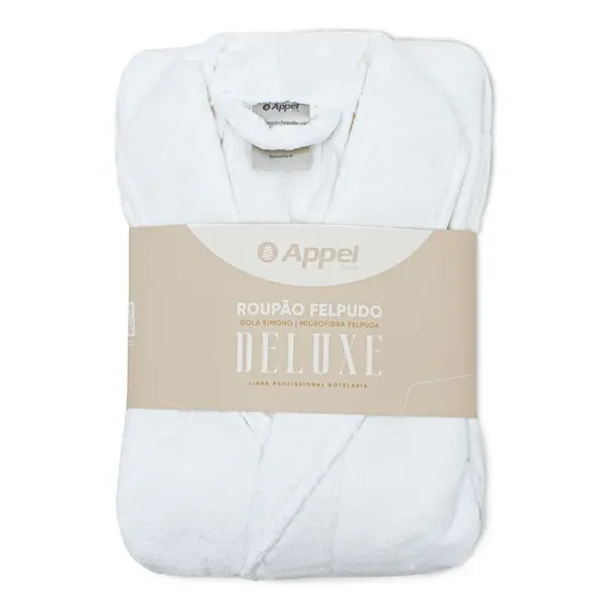 Roupão Felpudo Atoalhado Manga Longa Deluxe Appel