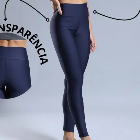Legging Basica Confortavel Versatil Feminina Corrida Treinos