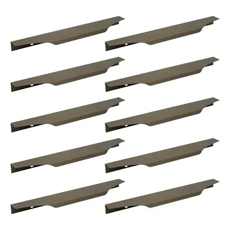 50 Puxador Gaveta Armário Moveis Olimpia Slim Perfil 128mm