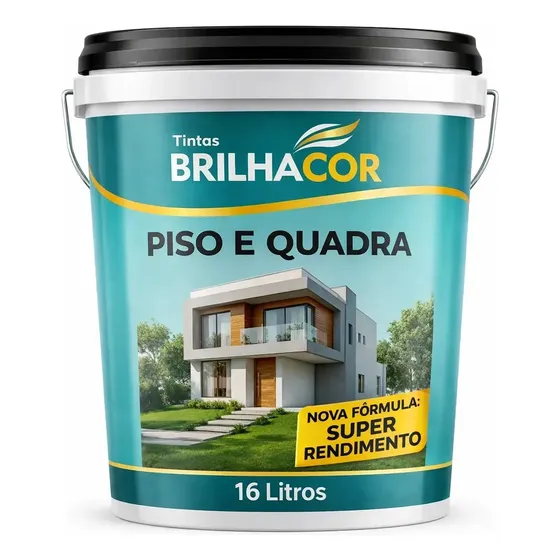Tinta Piso Para Garagem Alta Resistência E Acabamento Brilha