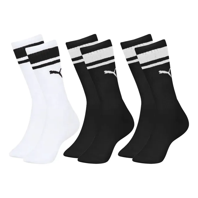 Kit 3 Pares Meia Puma Cano Alto Masculina Esportiva Original