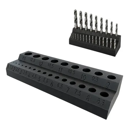 Suporte Estojo Organizador De Oficina Porta Brocas Até 13mm