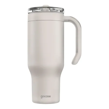 Copo Térmico Gocase 1180ml Inox Quente/frio Tampa E Canudo