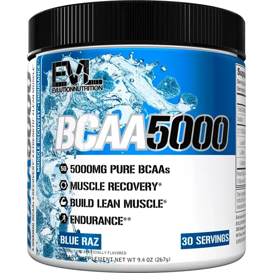 Evlution Nutrition Bcaa5000 - Aminoácido Aromatizado Em Pó -