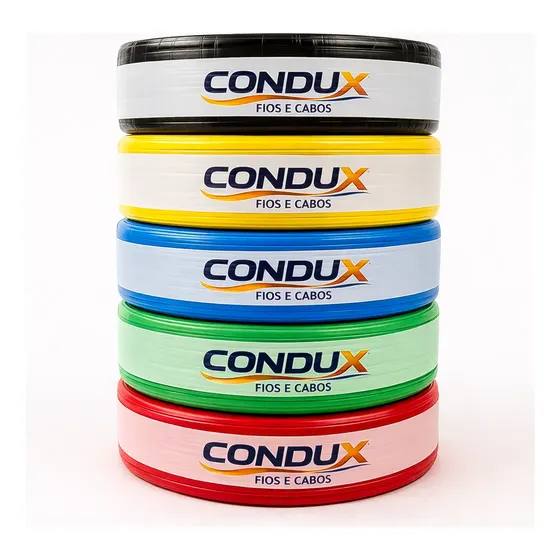 Cabo Flexivel 6mm Unipolar Com 100 Metros Condux 750v